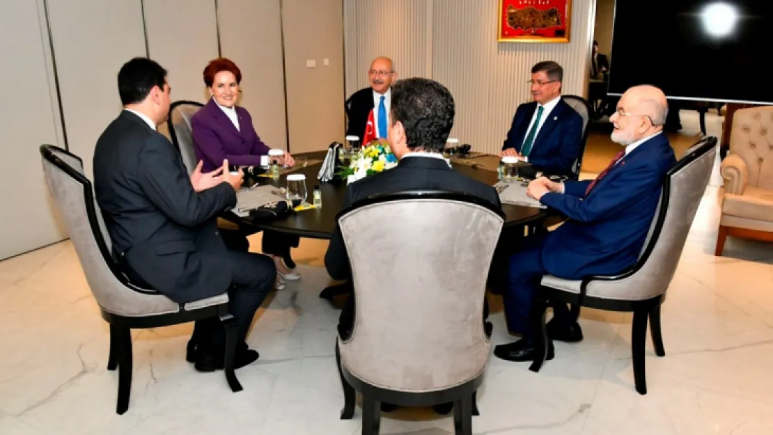 6'lı masa toplandı