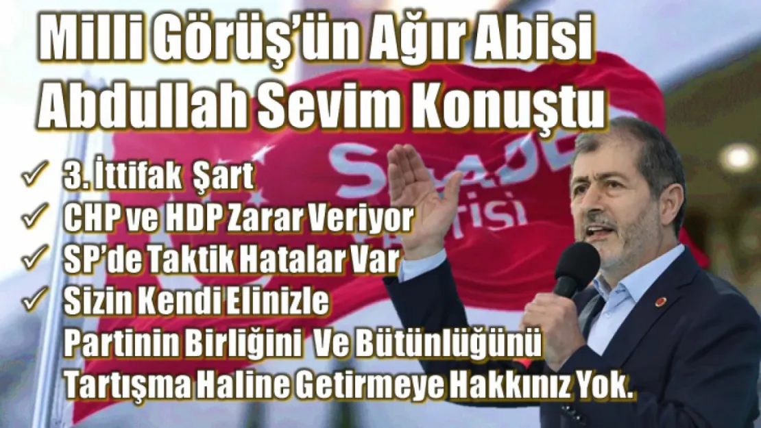 Ak Parti İle İlişkilerde Çok Agresif Davrandık