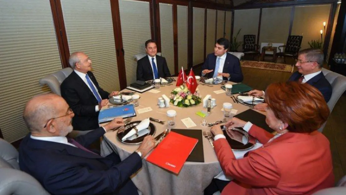 Altılı Masa 'seçim ittifakı' komisyonu kurdu