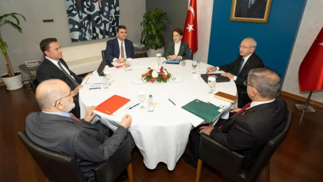 Altılı masanın 13 Şubat toplantısı ertelendi