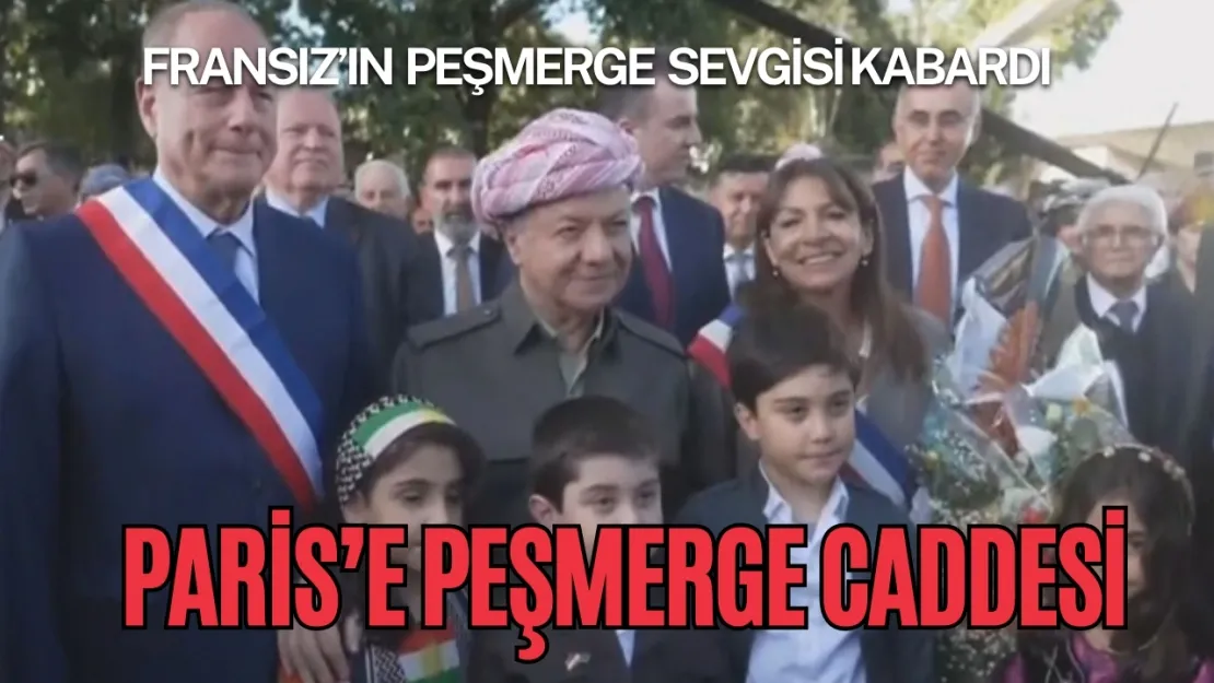 Barzani, Paris'te Peşmerge Caddesi Açtı