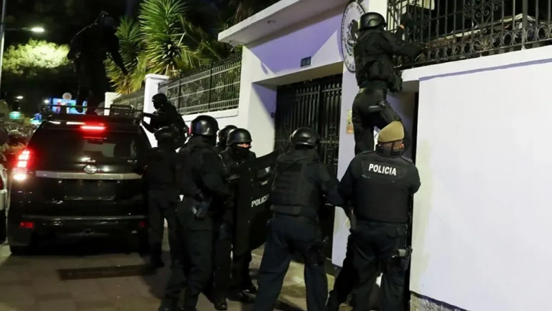 Büyükelçiliği polis bastı: Meksika, Ekvador'la diplomatik ilişkileri askıya aldı