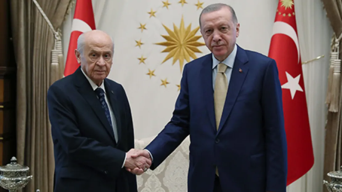 Cumhurbaşkanı Erdoğan, Bahçeli'yi kabul etti