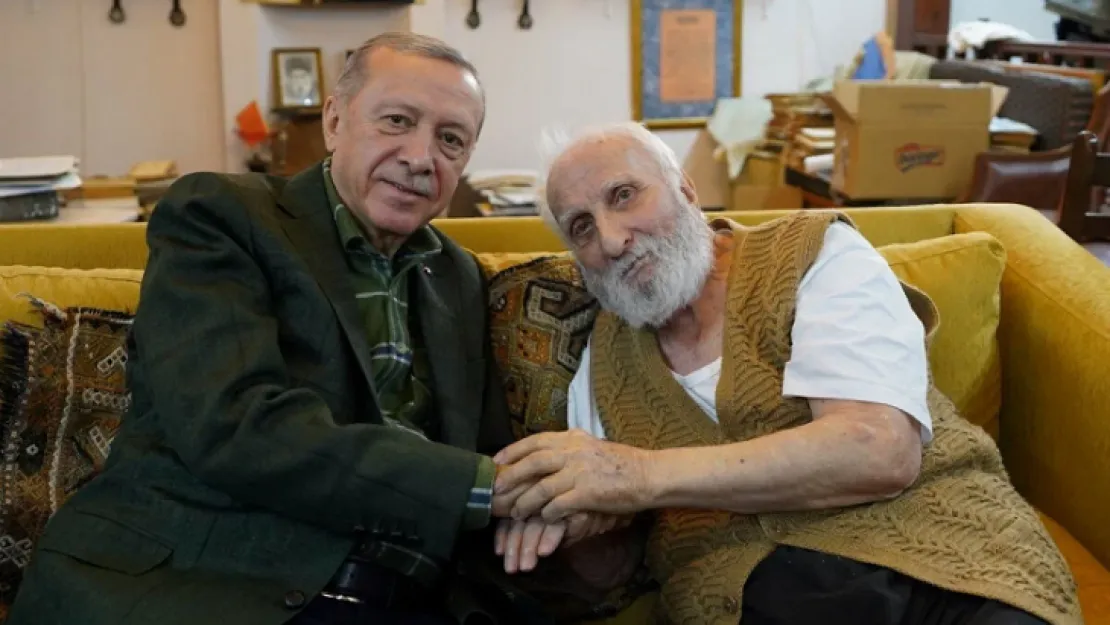 Cumhurbaşkanı Erdoğan'dan neyzen Niyazi Sayın'a ziyaret