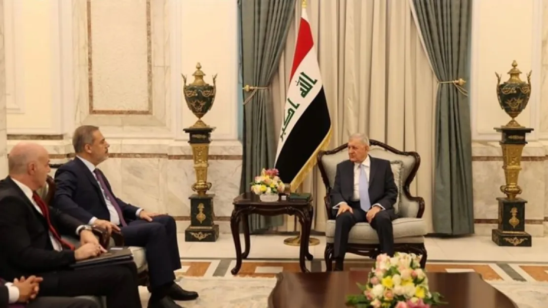 Dışişleri Bakanı Fidan, Irak Cumhurbaşkanı'yla görüştü