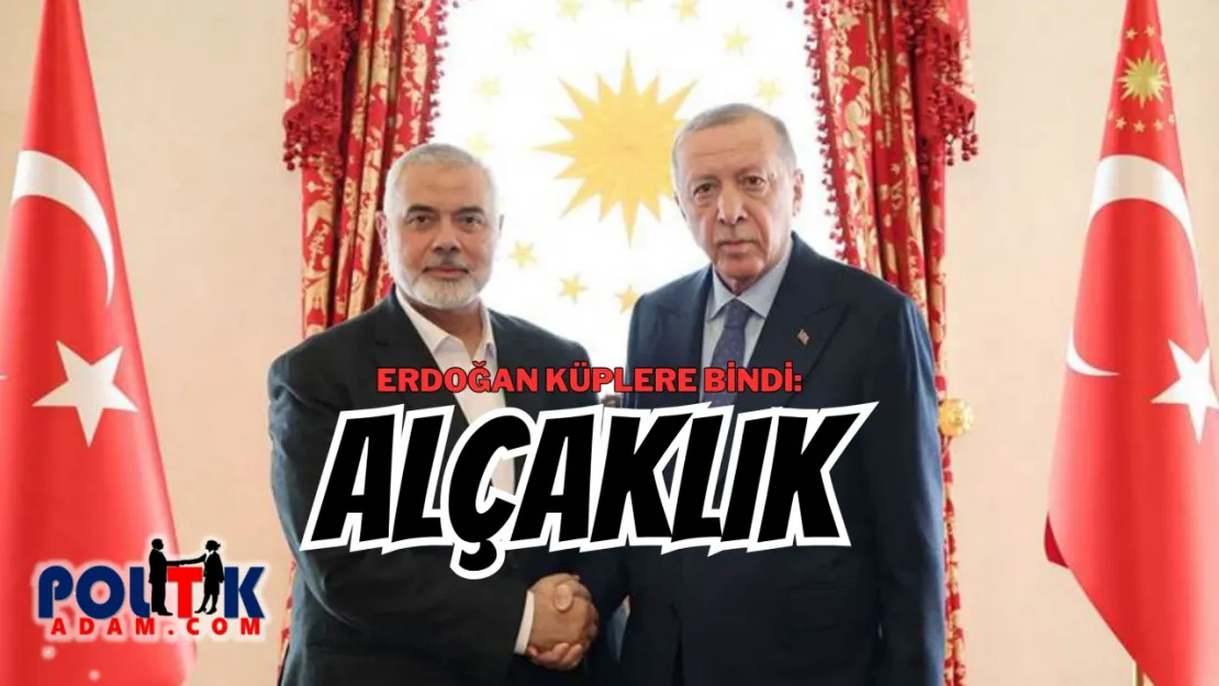 Erdoğan:  Alçaklık