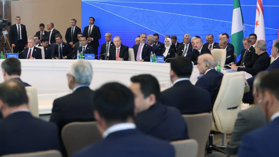 Erdoğan Azerbaycan'da konuştu