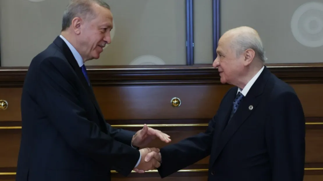 Erdoğan Bahçeli ile görüştü