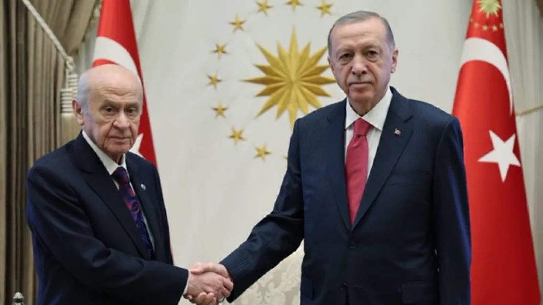 Erdoğan Bahçeli ile görüştü