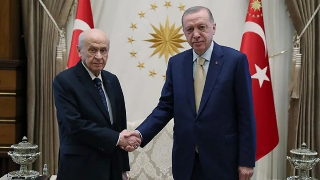 Erdoğan Bahçeli ile görüştü