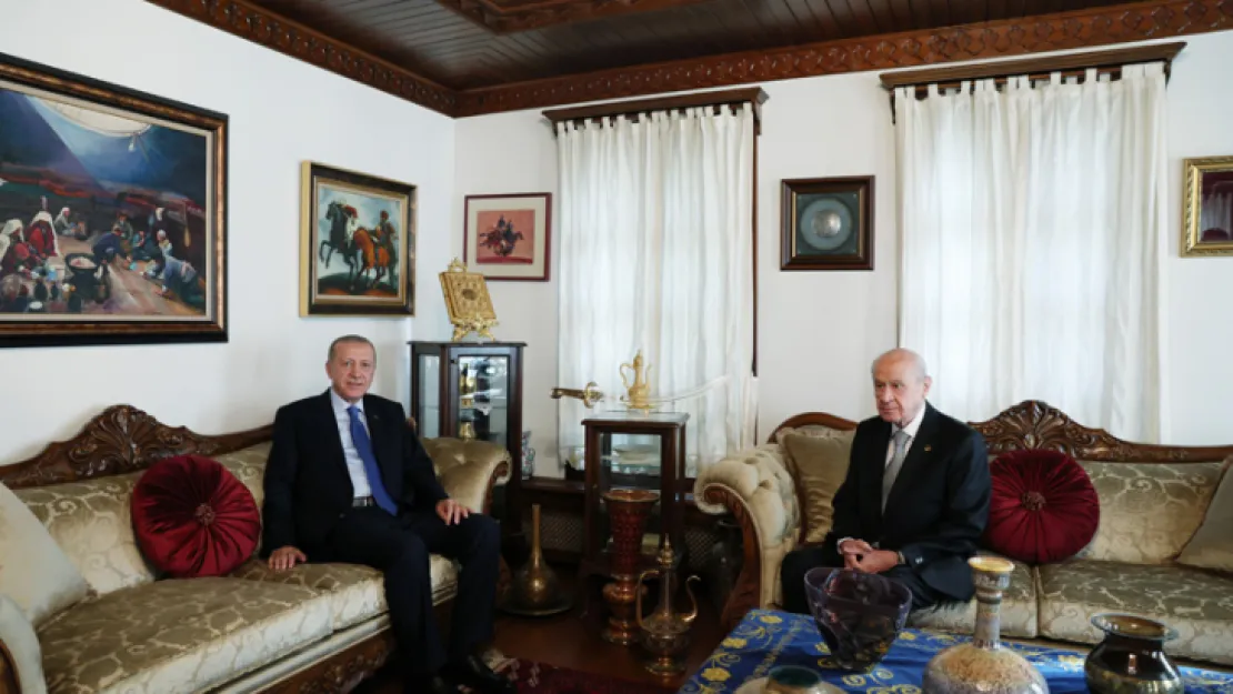 Erdoğan, Bahçeli'yi ziyaret etti
