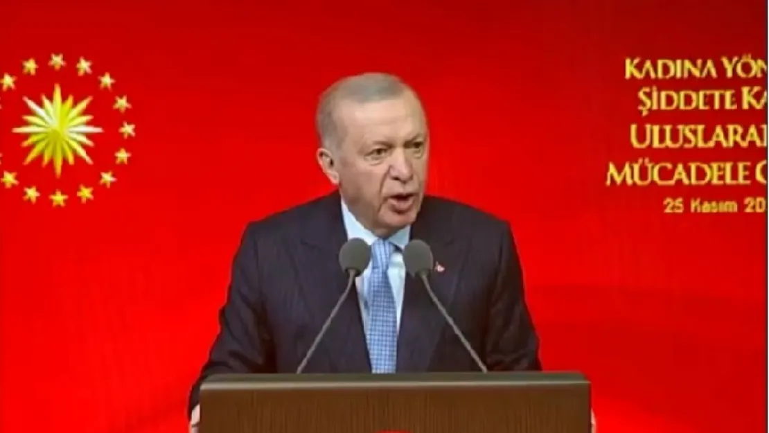 Erdoğan: Kadına şiddet kabul edilemez