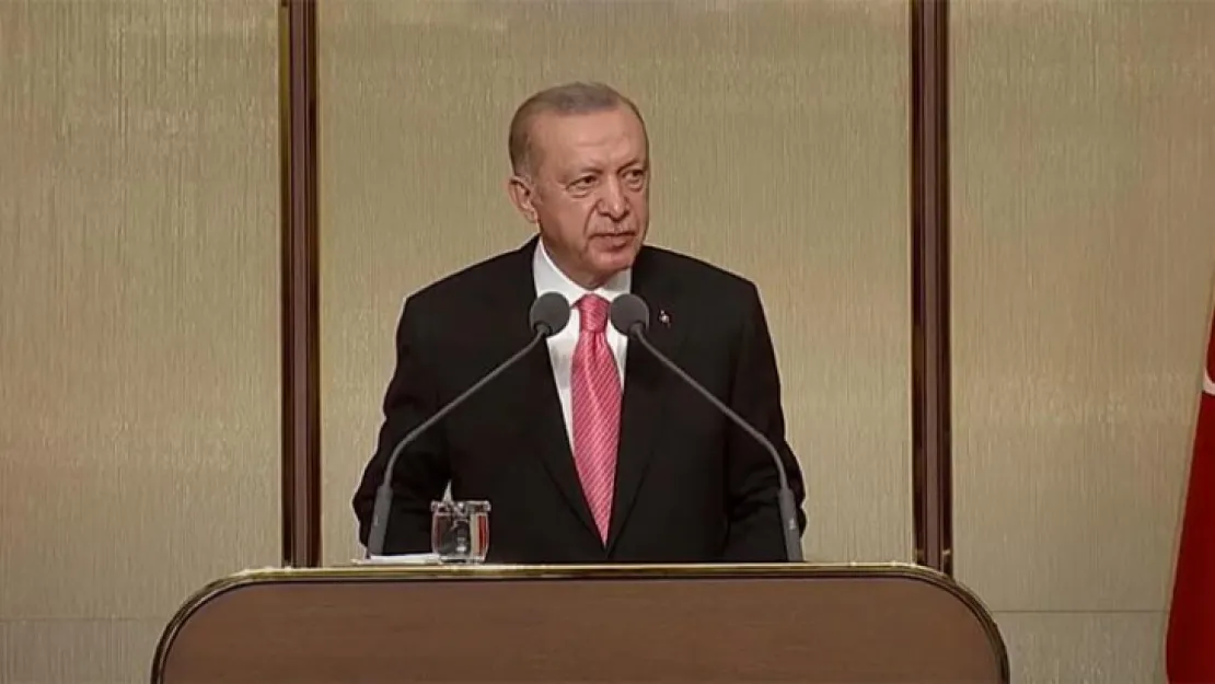 Erdoğan muhtarlarla buluştu