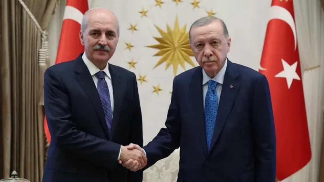 Erdoğan, Numan Kurtulmuş ile görüştü