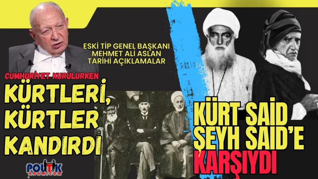 Eski TİP  Başkanı'ndan Tarihi Yüzleşme