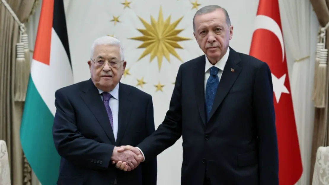 Filistin lideri Abbas Ankara'da