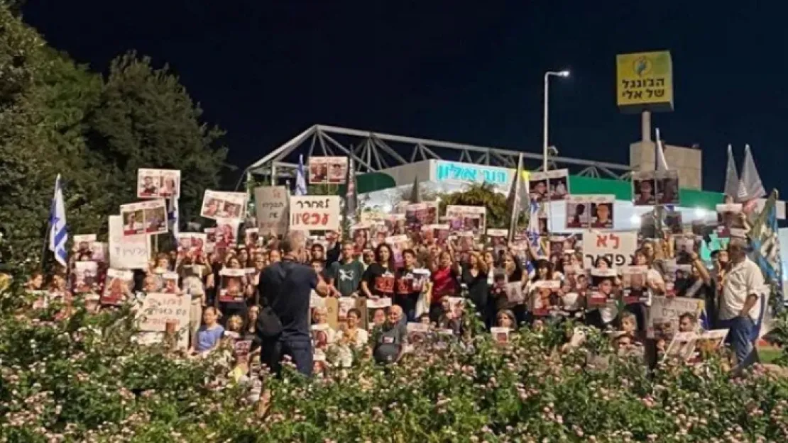 İsrail'de esir protestoları devam ediyor