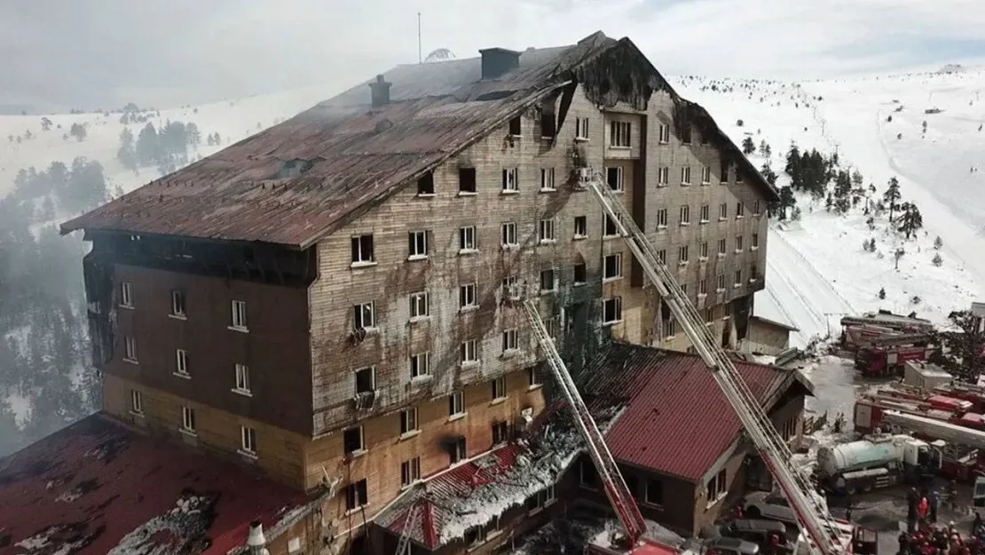 Kartalkaya'da otel faciasnda  İtfaiye raporu tamamlandı