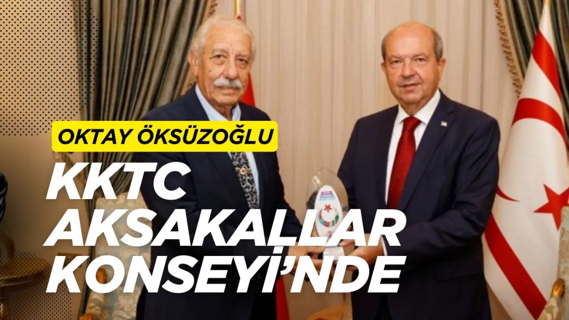 Kıbrıslı Şair Oktay Öksüzoğlu, Türk Dünyası Aksakallar Konseyi'nde