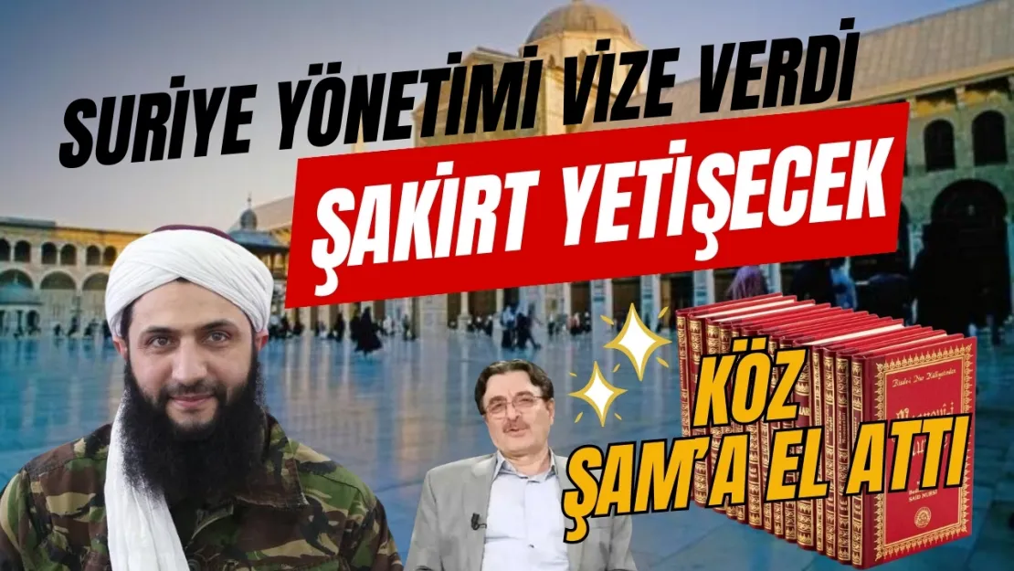 'KÖZ' Komşuya El Attı: Suriye Camilerinde Risale-i Nur Dönemi