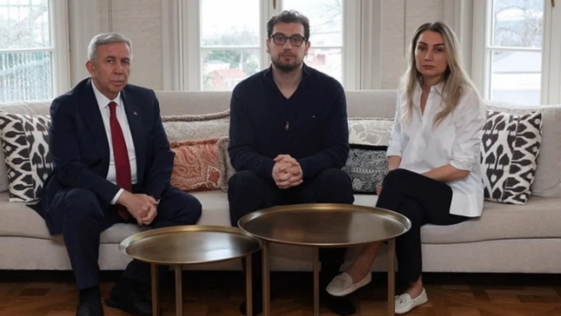 Mansur Yavaş Dilek İmamoğlu'nu ziyaret etti