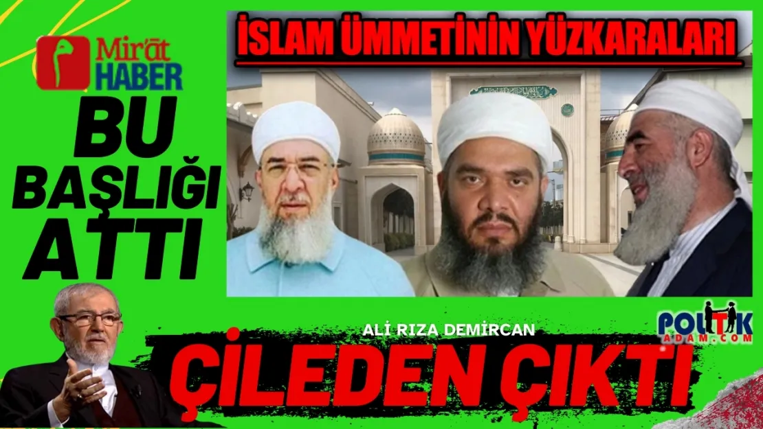 Menzil'de Olan Bitinler Ali Rıza Demircan'ın Haber Sitesi'ni Çıldırttı