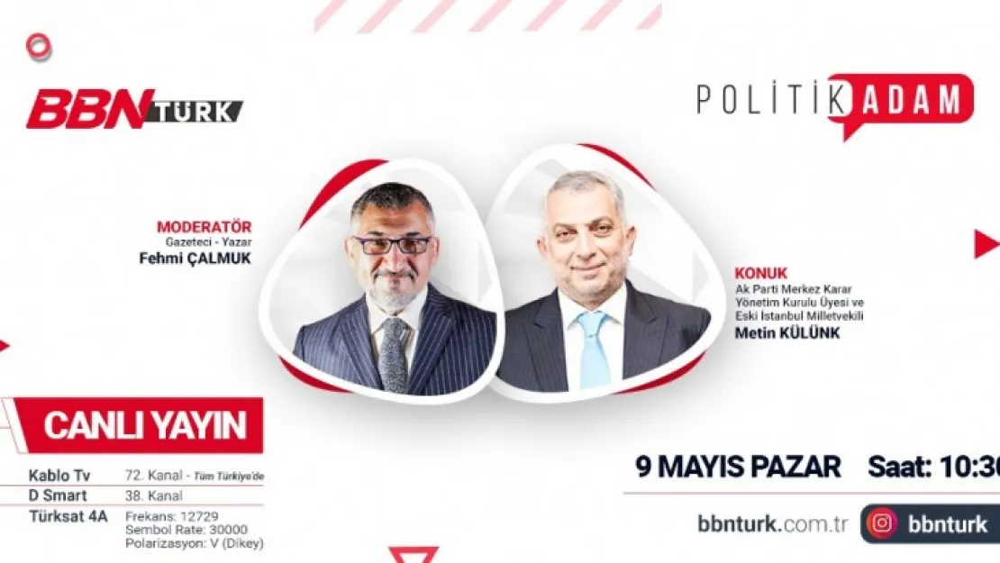 Metin Külünk Politik Adam'da