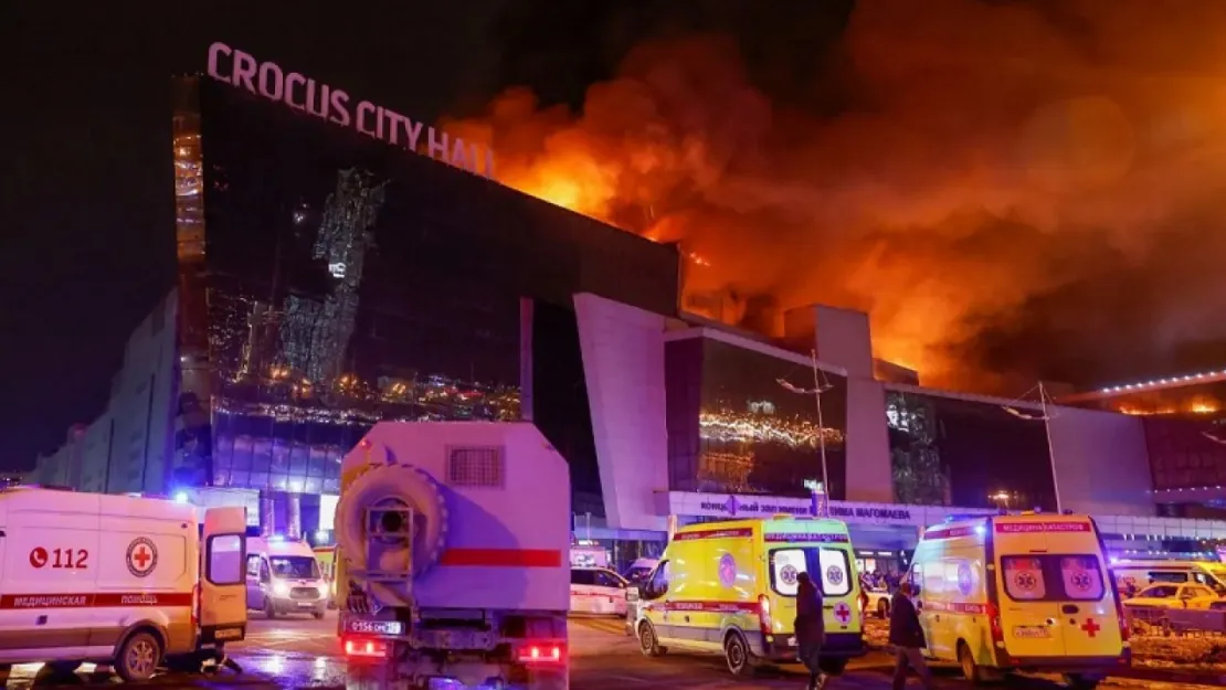 Moskova'da konser salonuna silahlı saldırı: 40 ölü, 100 yaralı