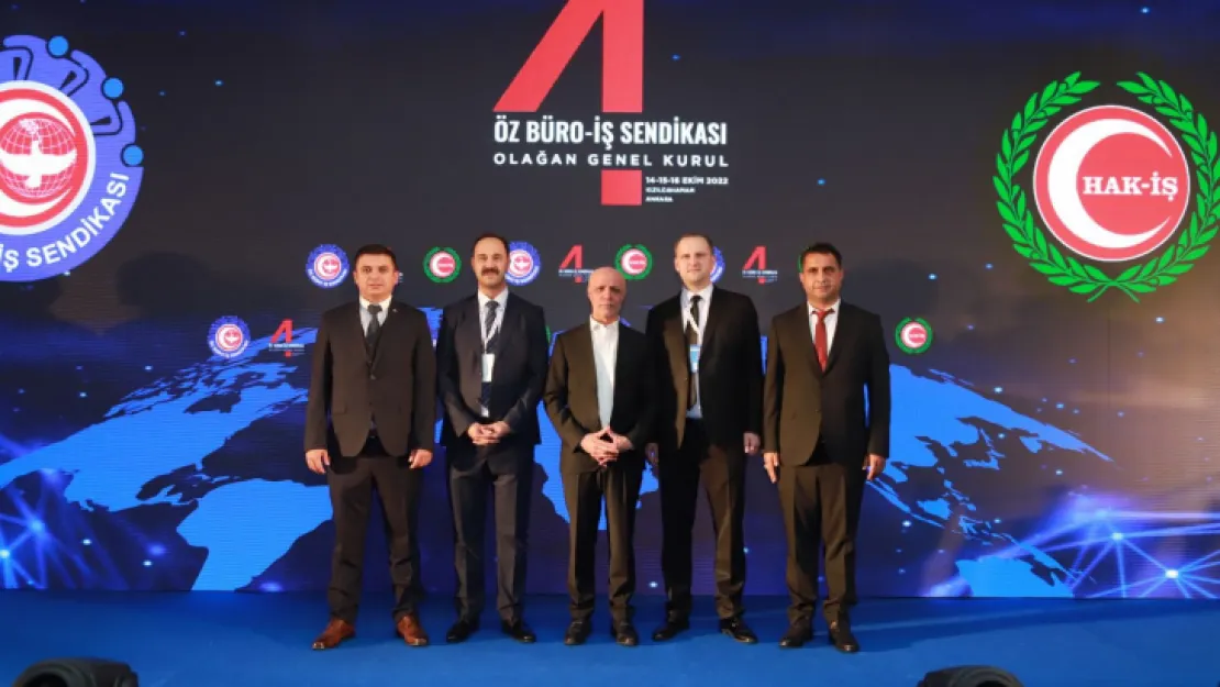 Öz Büro İş Sendikası'nda Baki Gülbaba Güven Tazeledi