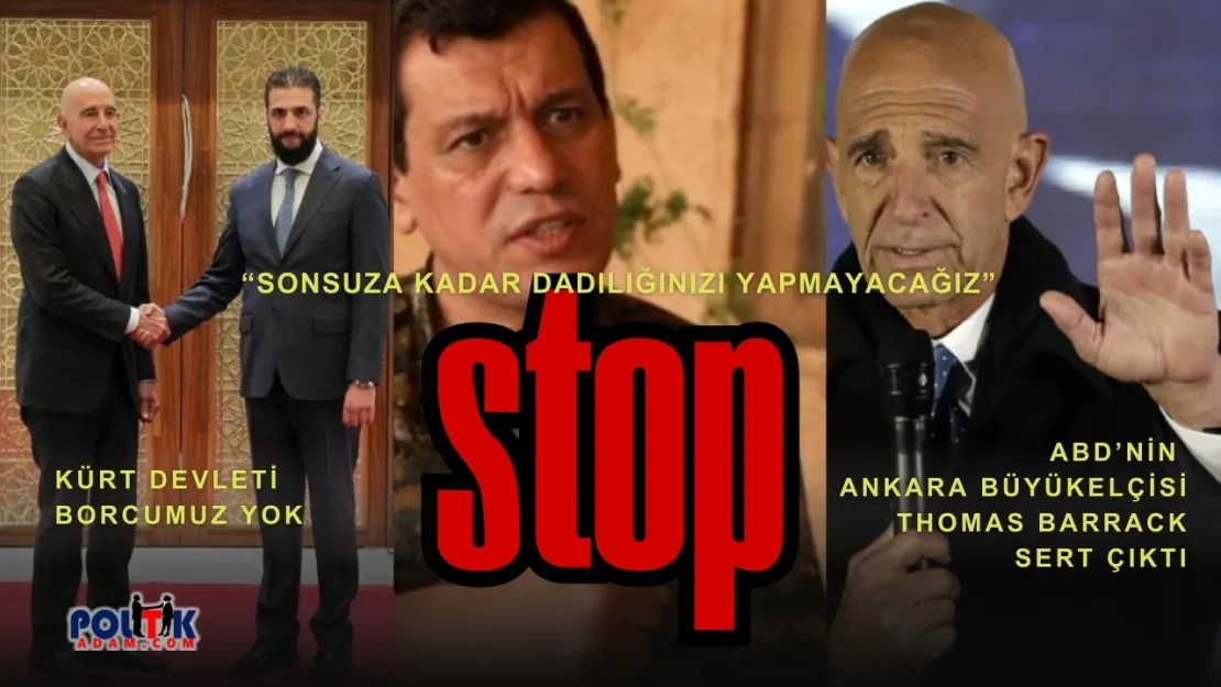 'Özgür Kürdistan Olmayacak'