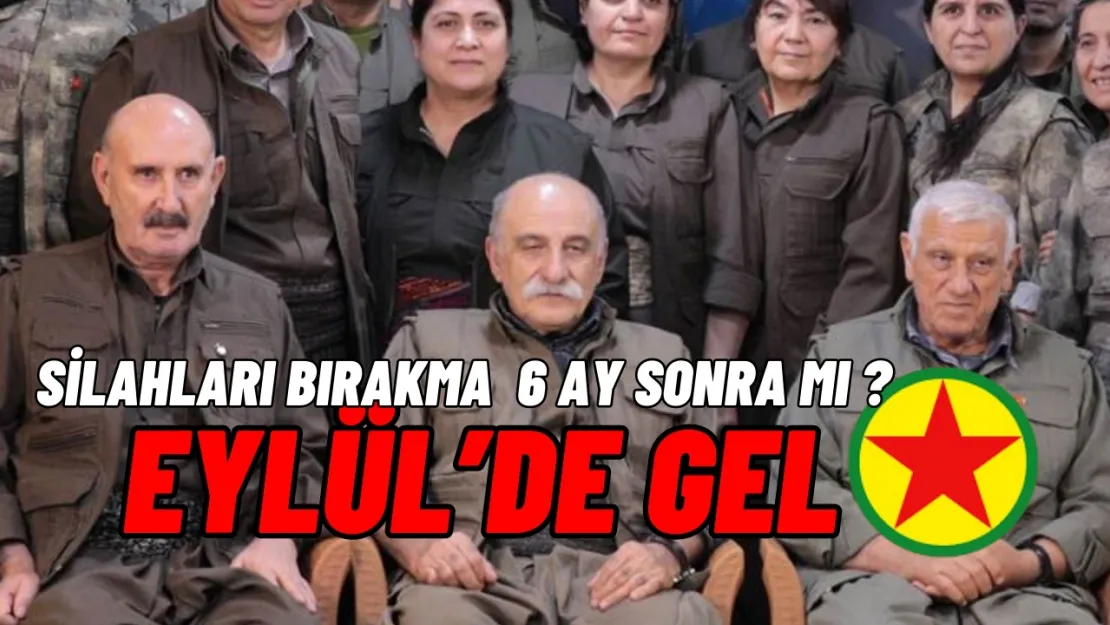 PKK'dan 'Eylül'de Gel' Sinyali
