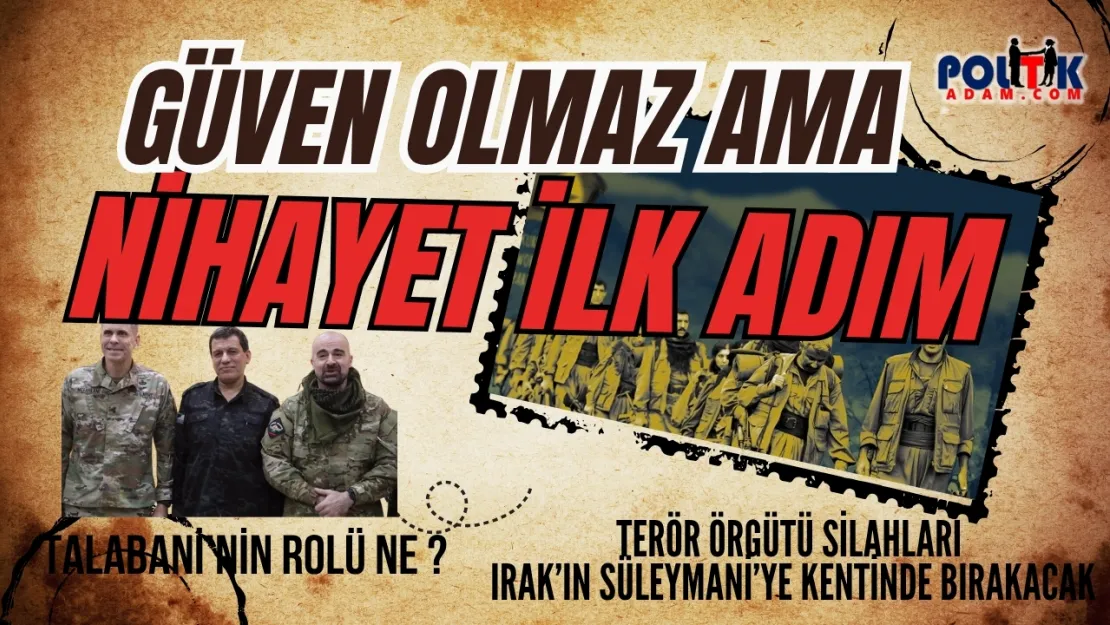 PKK'den Tarihi Adım: İlk Grup Süleymaniye'de Silah Bırakıyor