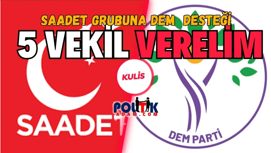 Saadet'e Sürpriz DEM Desteği