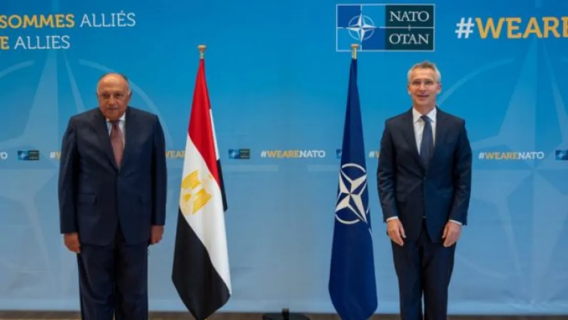 Stoltenberg, Mısır Dışişleri Bakanı Şükri ile görüştü