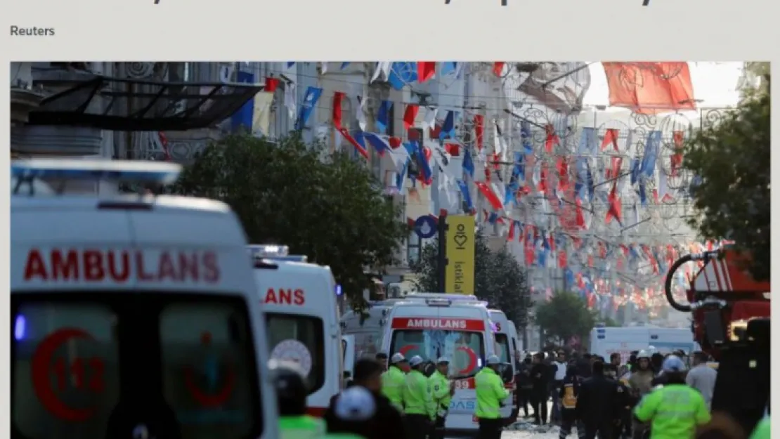 Taksim'deki patlama dünya basınında