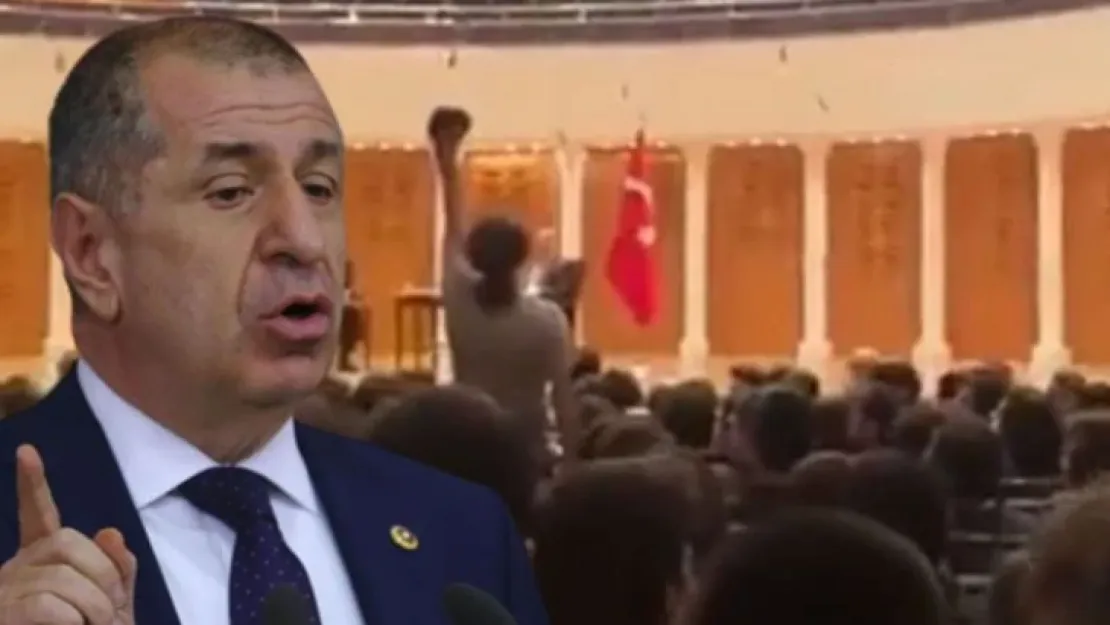 Ümit Özdağ, katıldığı panelde protesto edildi