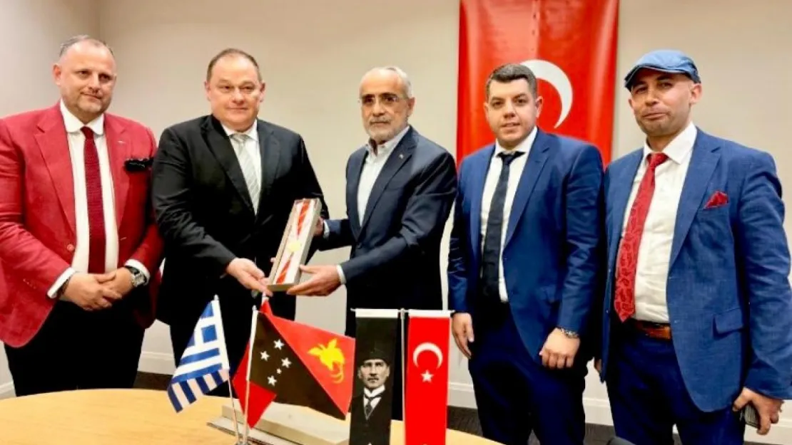 Yalçın Topçu, Papua Yeni Gine ve Yunanistan Temsilcilerini Kabul Etti