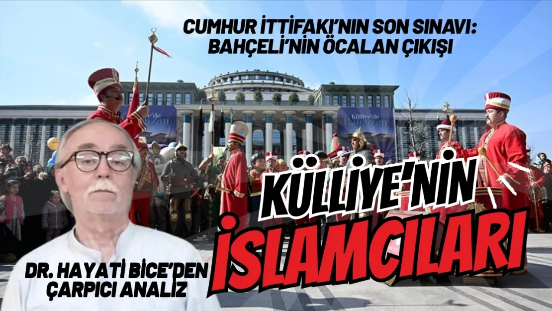Yazar Hayati Bice''den Saray İslamcılığı Eleştirisi