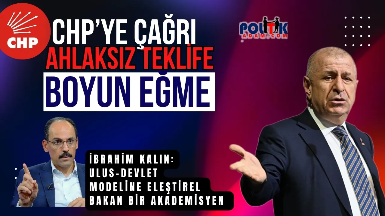 Çağrıya Bak...! Özdağ: Ahlaksız Teklif Var...