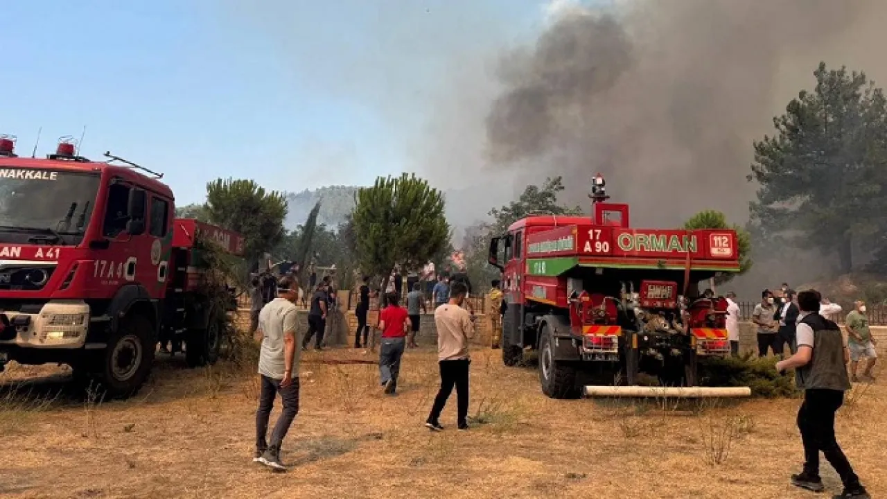 Çanakkale'deki orman yangını kontrol altına alındı: 4 şüpheli gözaltında