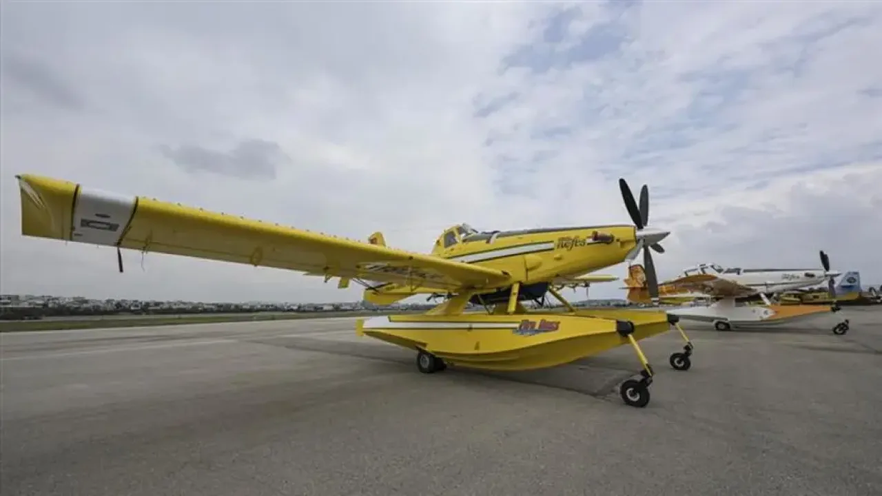 Hırvatistan'da Türkiye'ye ait yangın söndürme uçağı düştü