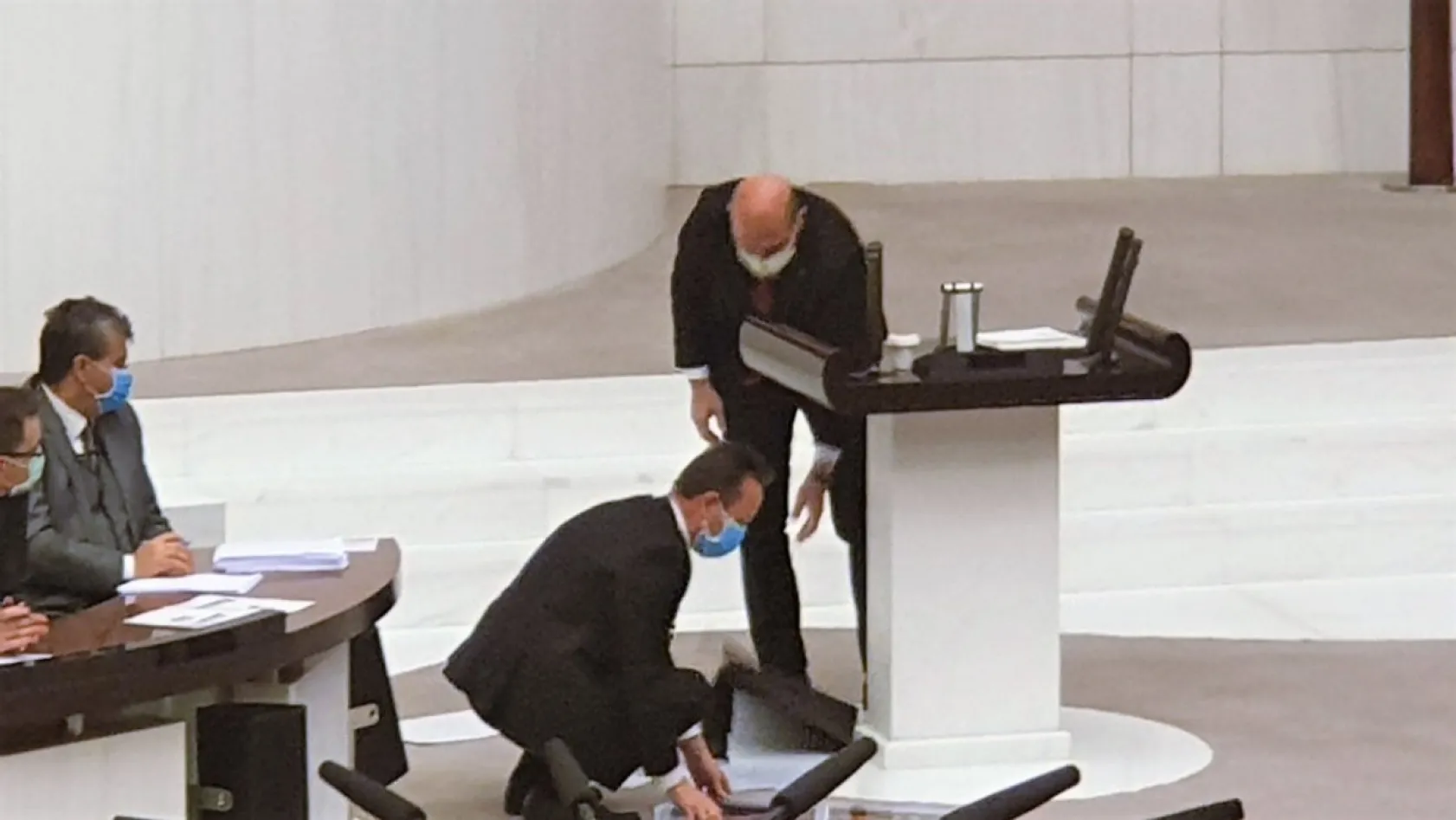 Soylu'nun Başına Gelen İş Kazası