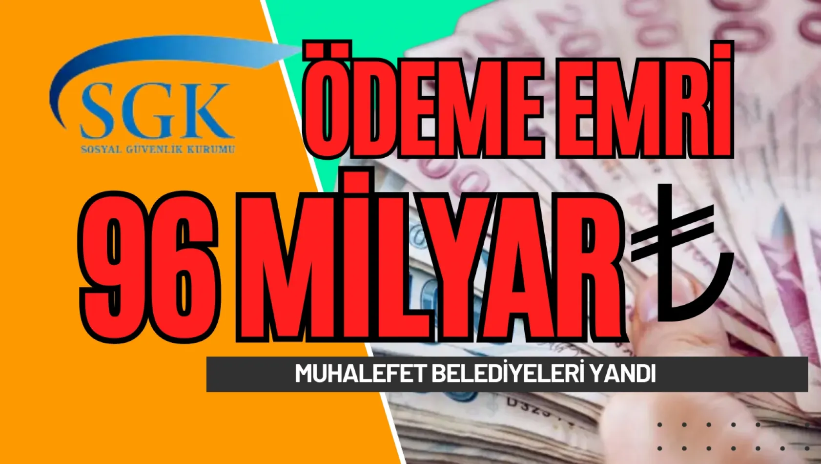 Belediyelere 96 milyar liralık borç bildirimi gönderildi