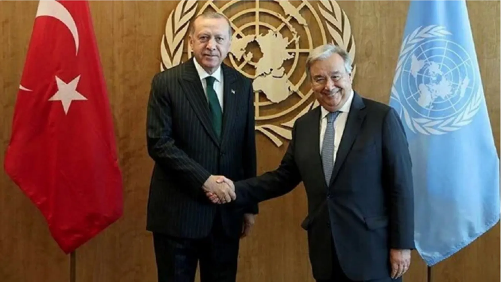 Cumhurbaşkanı Erdoğan, BM Genel Sekreteri Antonio Guterres​ ile görüştü