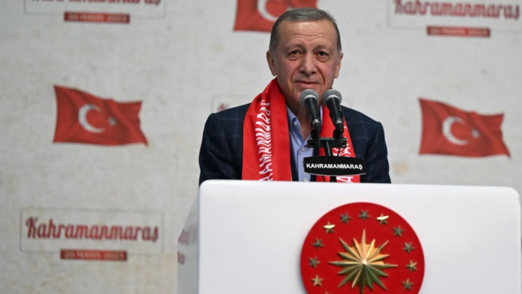 Cumhurbaşkanı Erdoğan'dan Kahramanmaraş'ta 28 Mayıs mesajı
