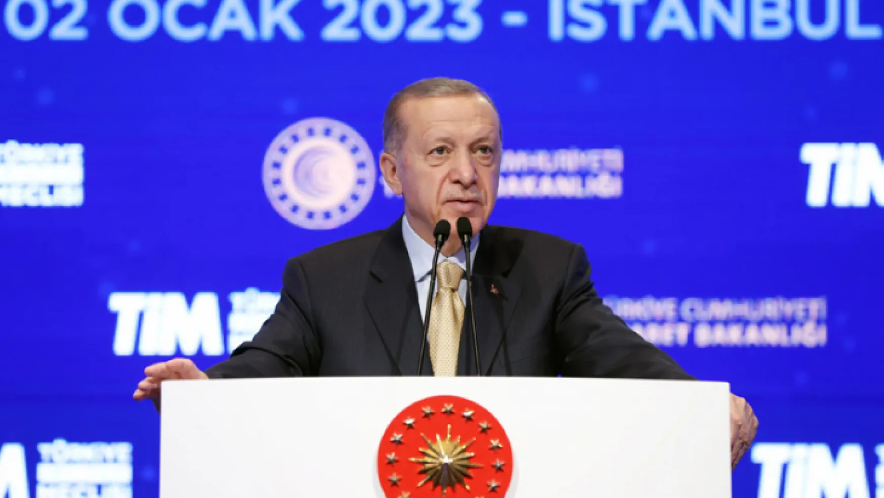 Erdoğan: 2022'de ihracat 254 milyar dolarla rekor kırdı