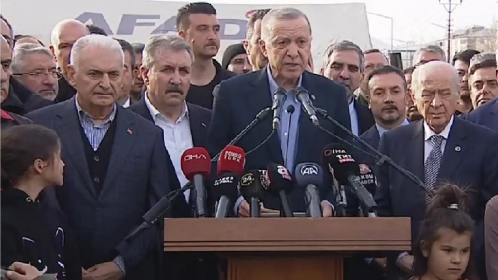 Erdoğan Afşin'de: Kimseyi aç ve açıkta bırakmayacağız