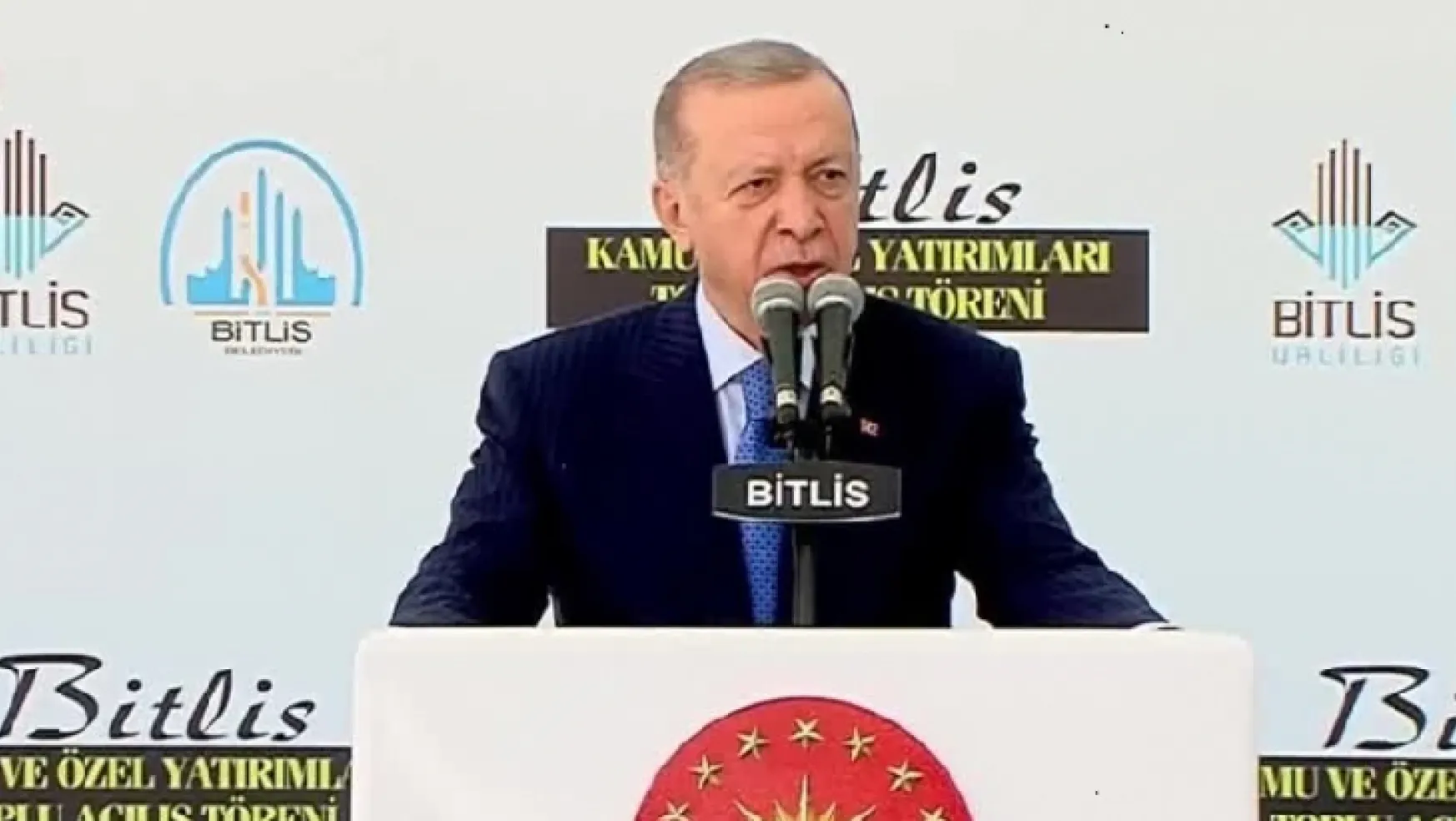 Erdoğan Bitlis'te konuştu: Muhalefetin içler acısı durumunu gördük