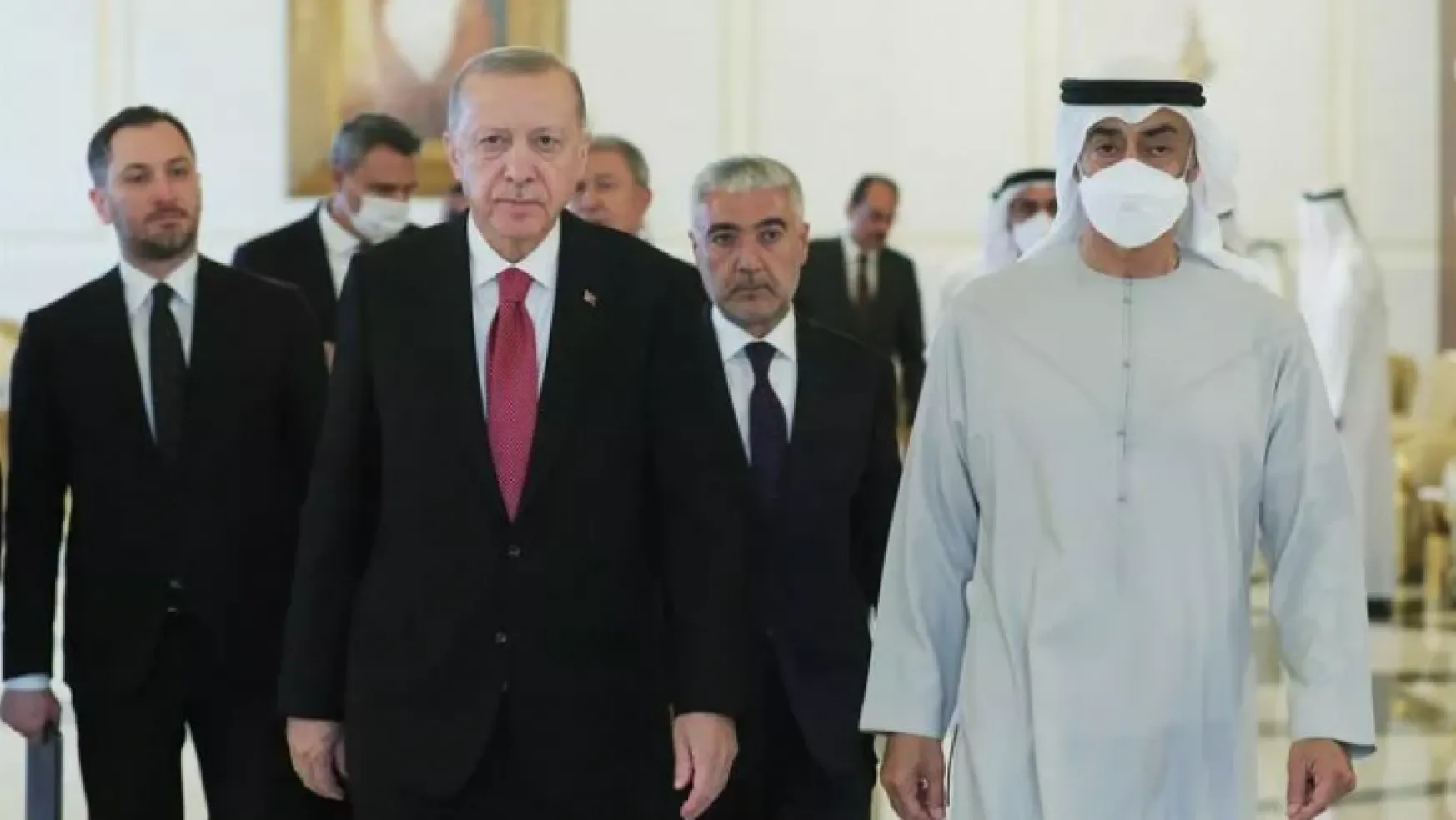 Erdoğan'dan, Birleşik Arap Emirlikleri'nde taziye ziyareti