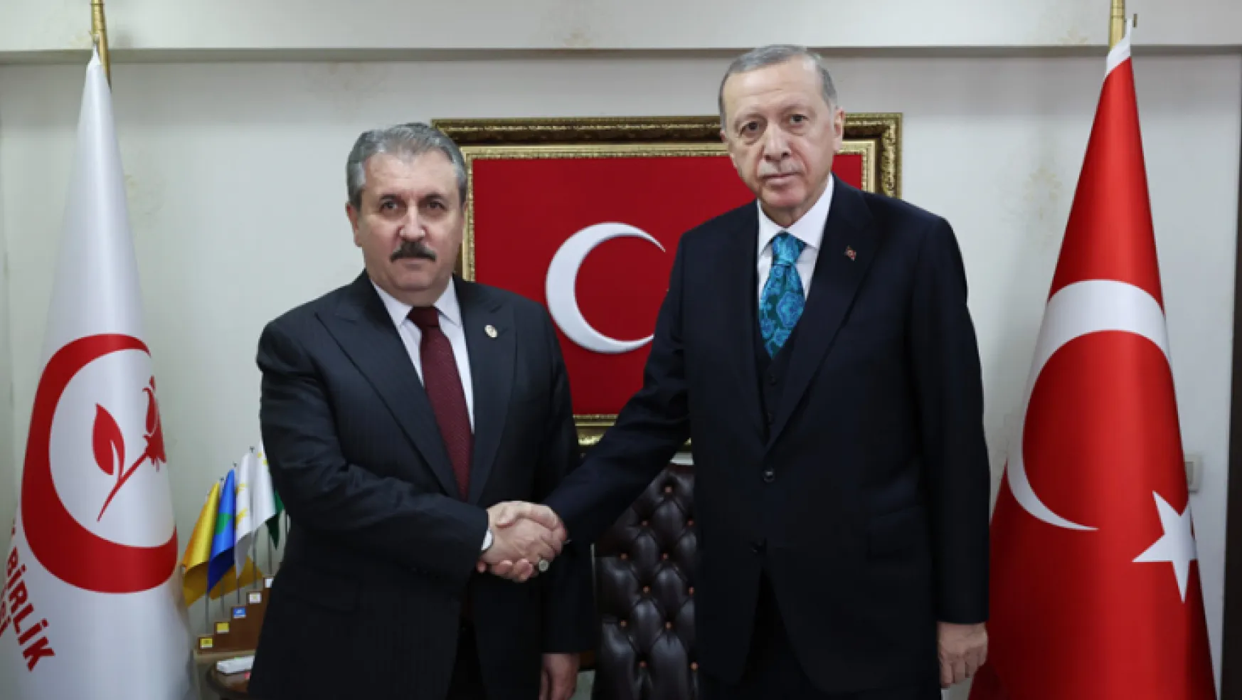 Erdoğan Destici'yi ziyaret etti! Görüşme sonrası ilk açıklama geldi